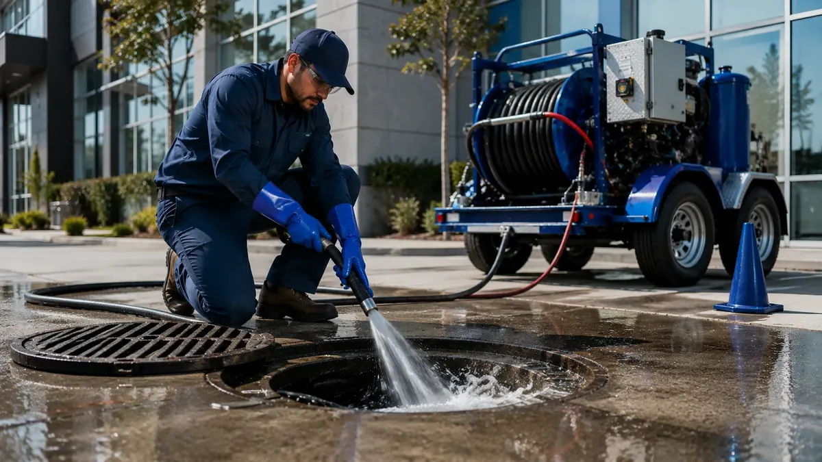 Commercial Hydro Jet Drain Cleaning in Tecopa