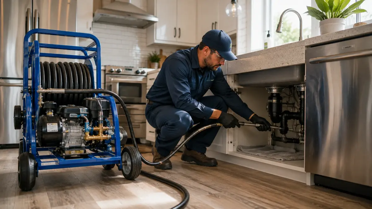 Kitchen Drain Hydro Jetting in Tecopa